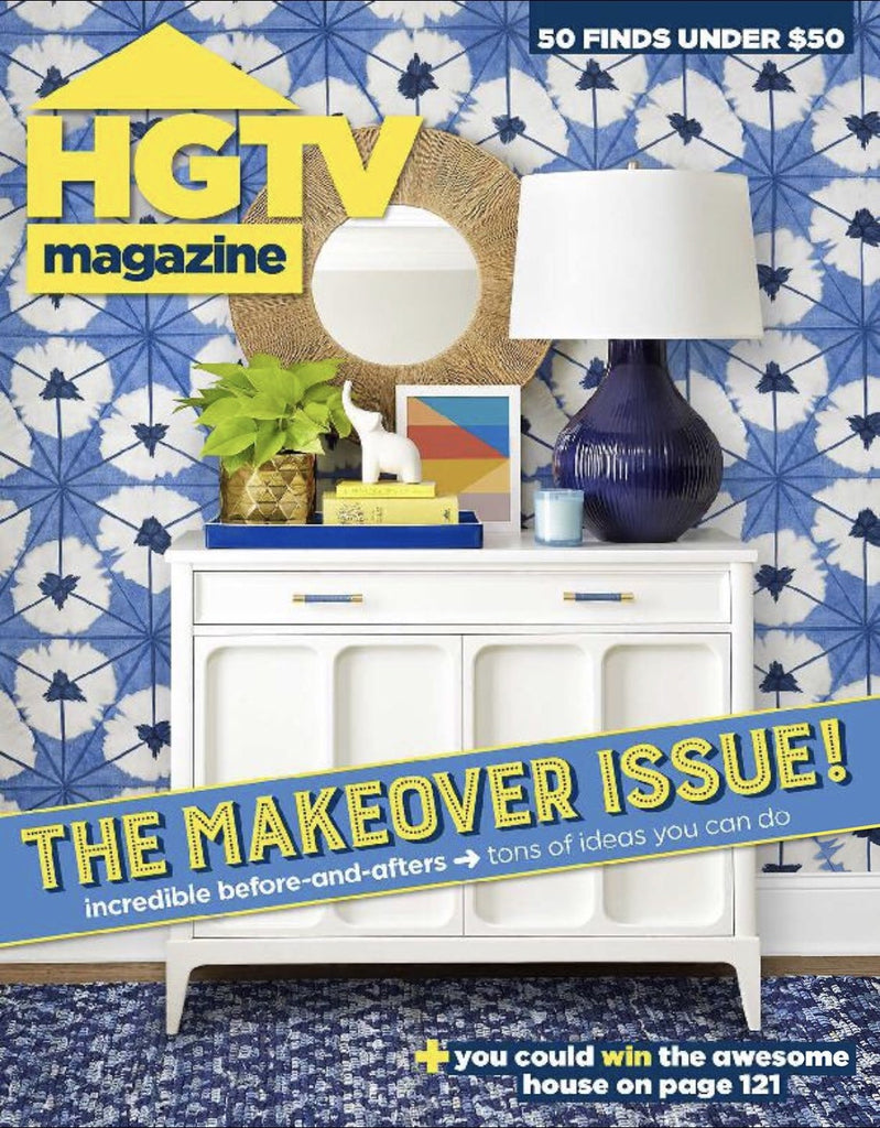 Wallpaper in HGTV Magazine September 2018