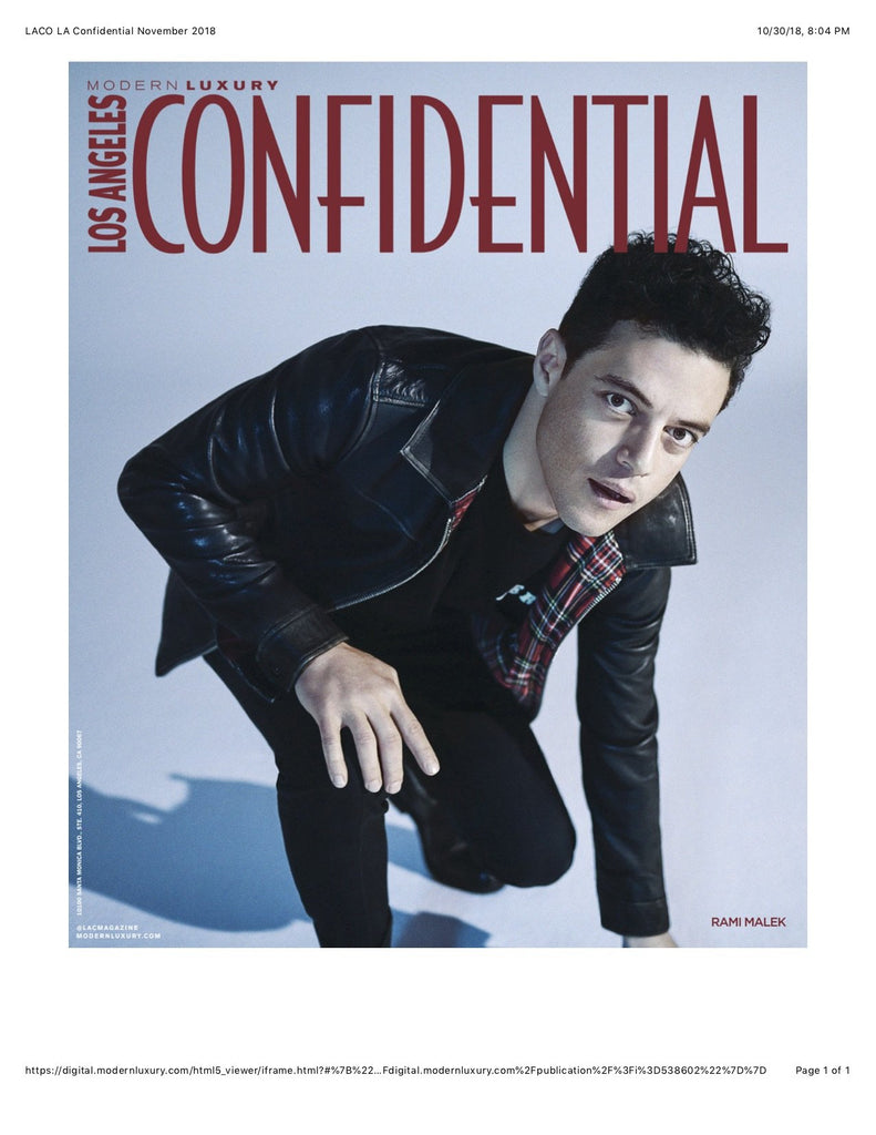 St. Frank in LA Confidential Magazine November 2018