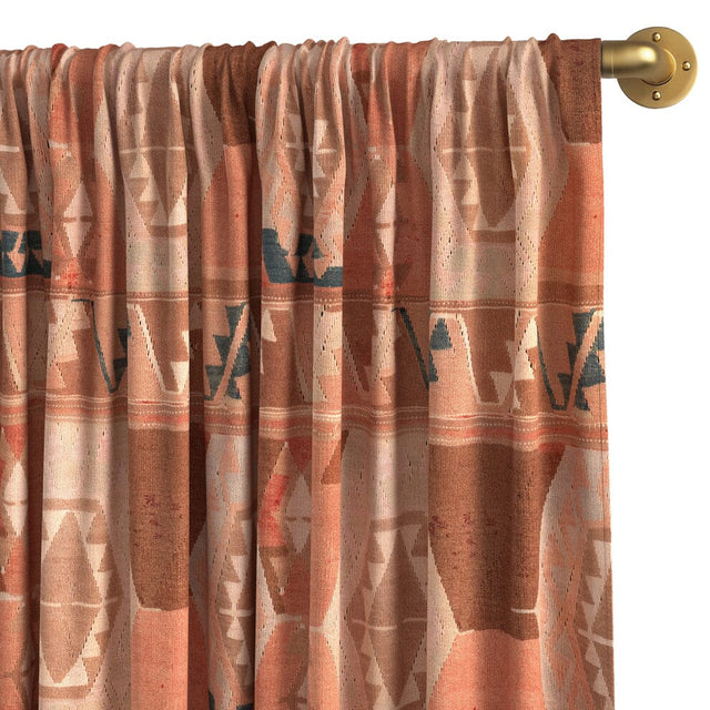 Adobe Prism Kilim Rod Pocket Curtain Curtains ADT 