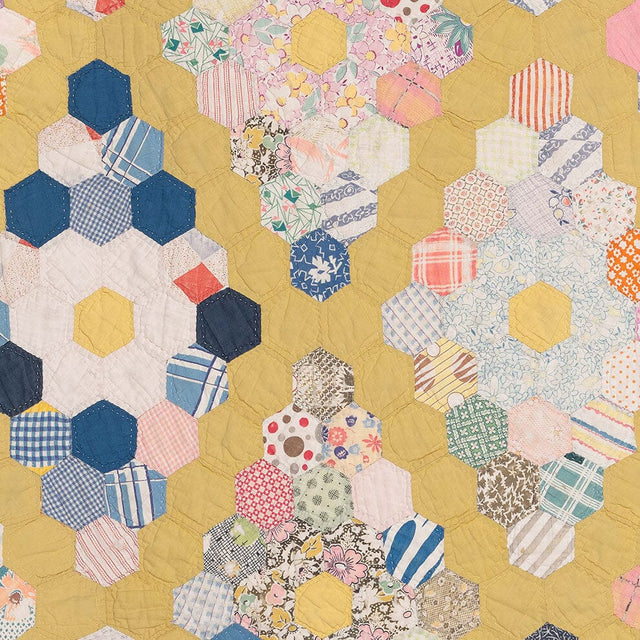 Butter Diamond Quilt Wallpaper Yardage St. Frank 