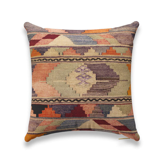 Shell Psychedelic Kilim Pillow Pillow ADT 22" W x 22" H 