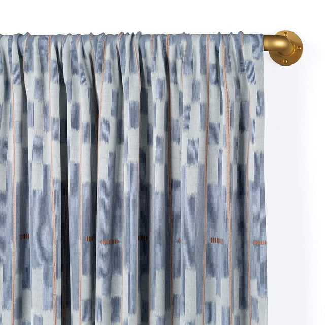 Chambray Lattice Baule Rod Pocket Curtain Curtains St. Frank 84" Curtain Panel 