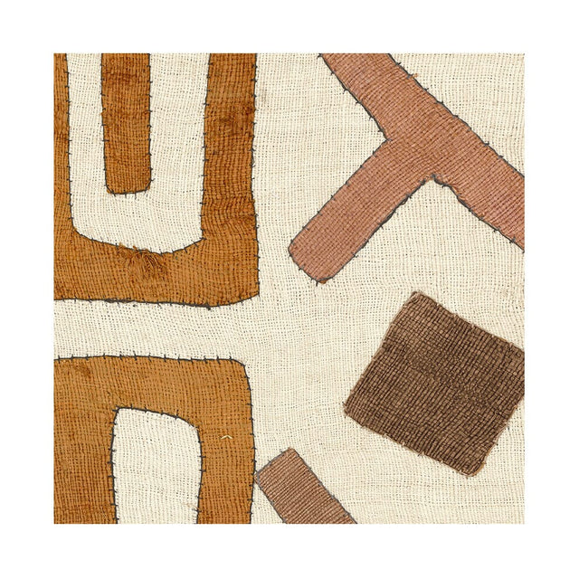 Rust Confetti Kuba Cloth Fabric Swatch Swatch St. Frank 