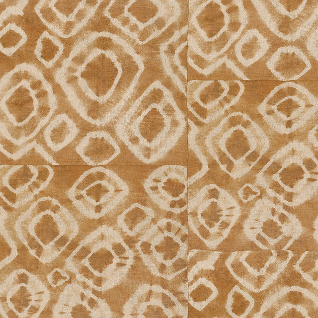 Rust Pebble Kuba Cloth Wallpaper Yardage St. Frank 