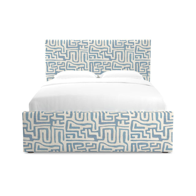 Indigo Classic Kuba Cloth Hutton Bed Furniture Revive 