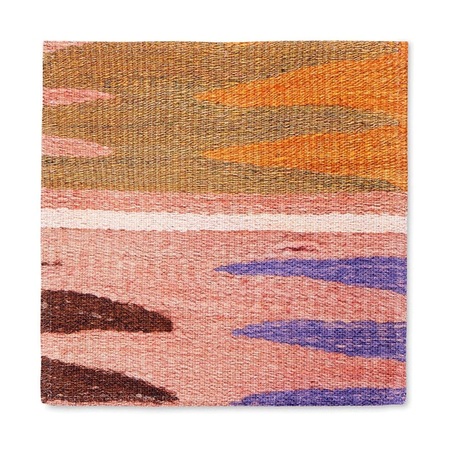 Shell Feathers Kilim Outdoor Performance Fabric Fabric by the Yard ADT 
