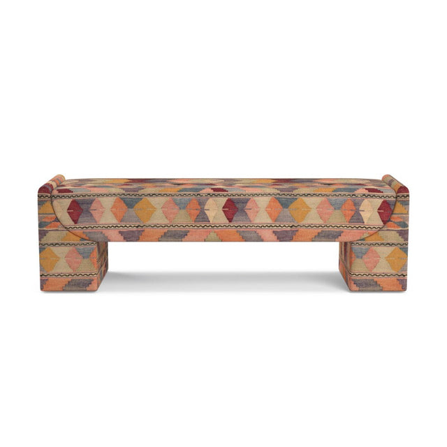 Shell Psychedelic Kilim Stevie Bench Furniture Revive 