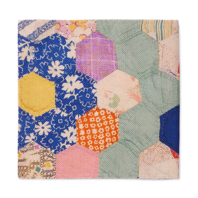 Teal Diamond Quilt Fabric Fabric by the Yard St. Frank 