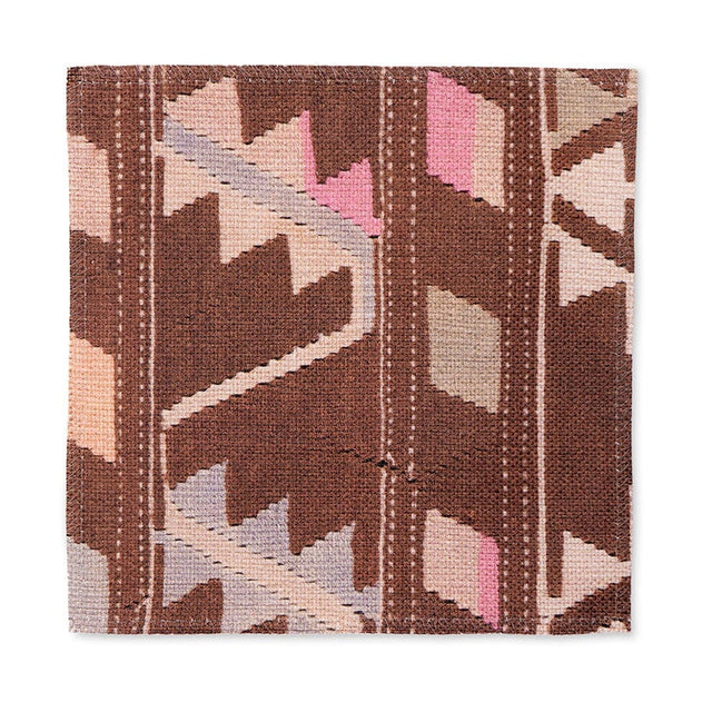 Toffee Cross Kilim Fabric Fabric by the Yard St. Frank 