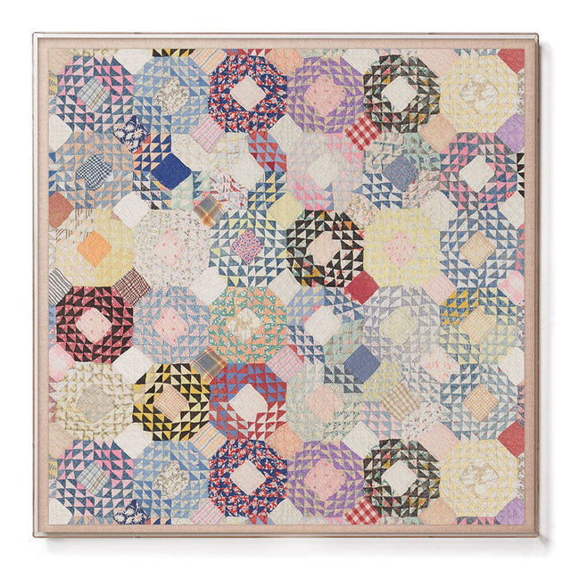 Shell Kaleidoscope Quilt Sublime Framed Print Print St. Frank 