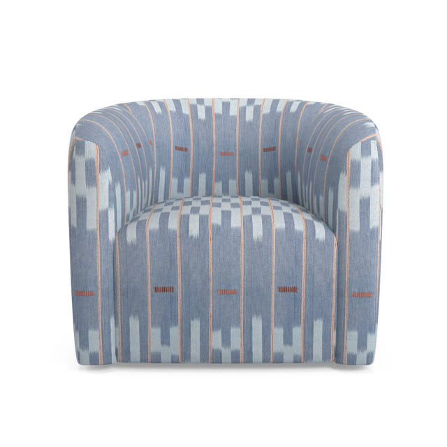 Chambray Lattice Baule Esther Swivel Chair Furniture Revive 