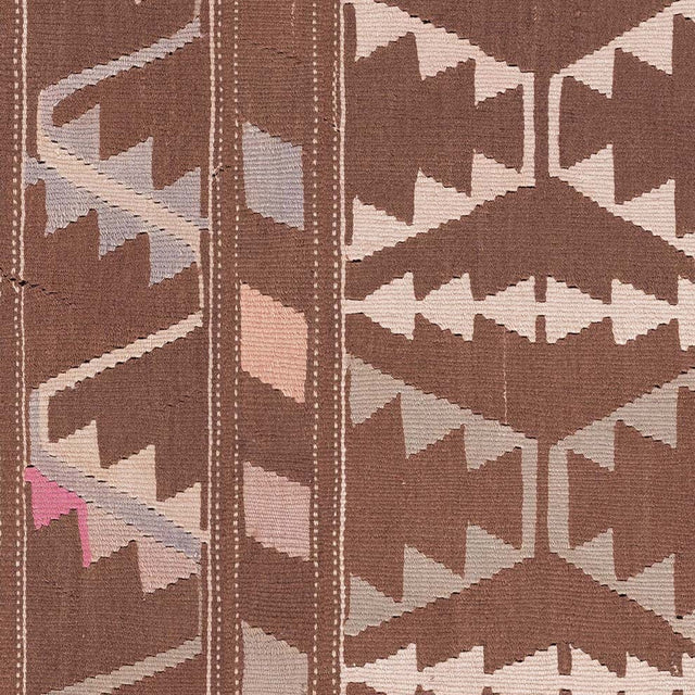 Toffee Cross Kilim Wallpaper Yardage St. Frank 