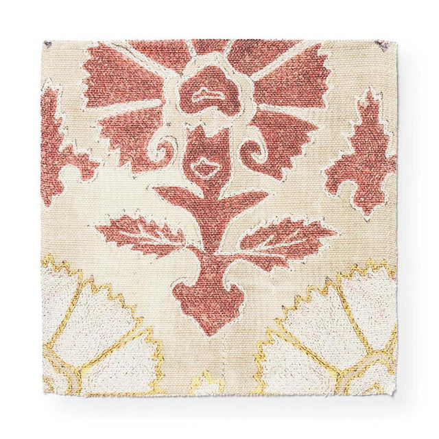 Blush Daisy Suzani Outdoor Performance Fabric Fabric by the Yard ADT 