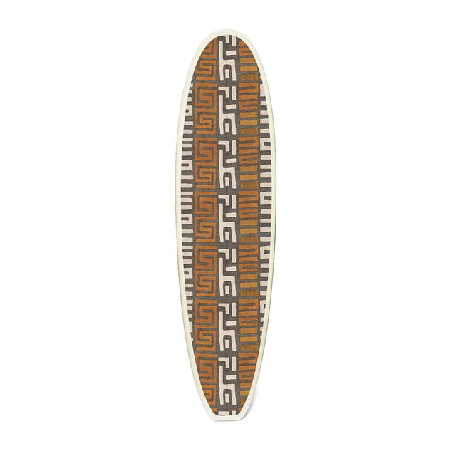 Amber Stripe Kuba Cloth Surfboard Surfboard Gary Linden x St. Frank Fun Board - 84" 