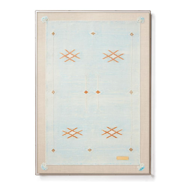 Cactus Silk CXXII - Accent Framed Textile Print Morocco 