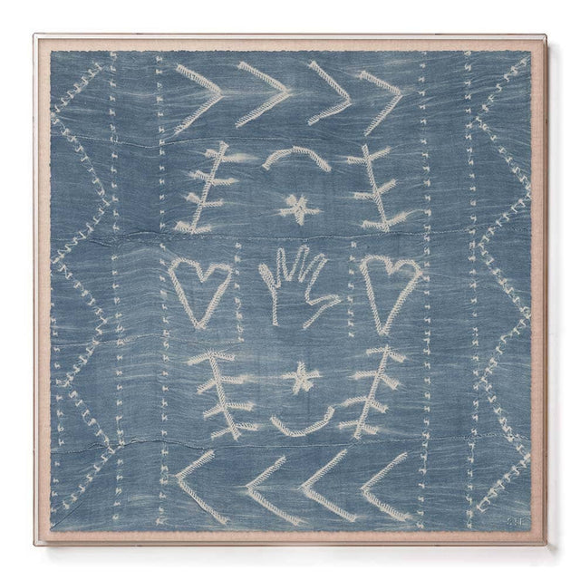 Heart in Hand Indigo Sublime Framed Print Print St. Frank 