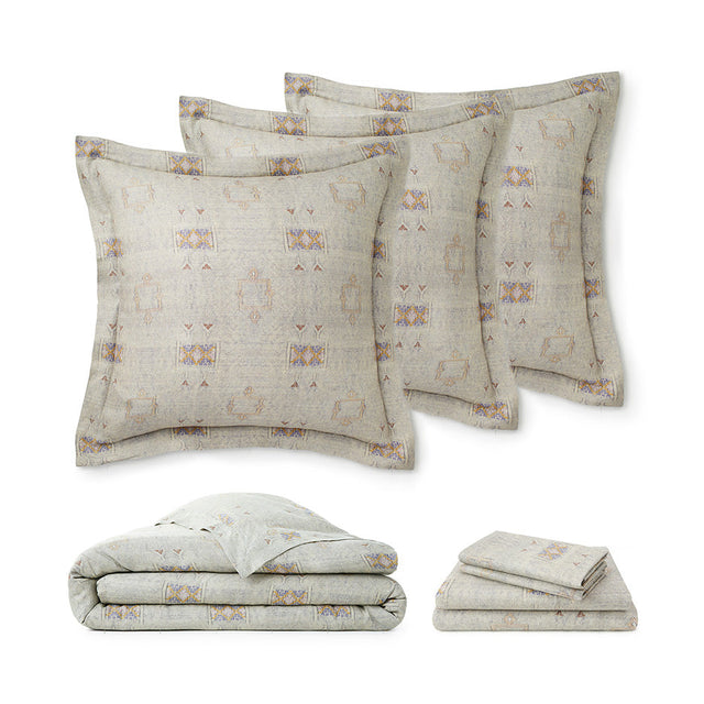 Iris Cactus Silk Bedding Bundle Bedding St. Frank 