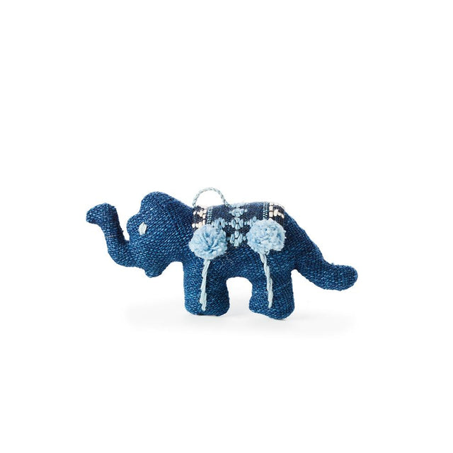 Blue Elephant - Ornament Holiday Accent Laos 