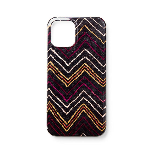 Plum Chevron Kuba Cloth - iPhone 12 Pro Case Default USA 